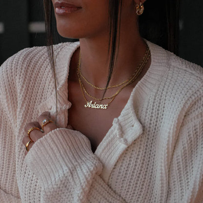 The Heritage Script Pendant